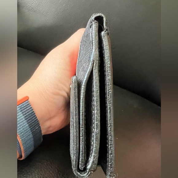 Gucci GG Mono Sherry Line Black compact wallet - Picture 4 of 11